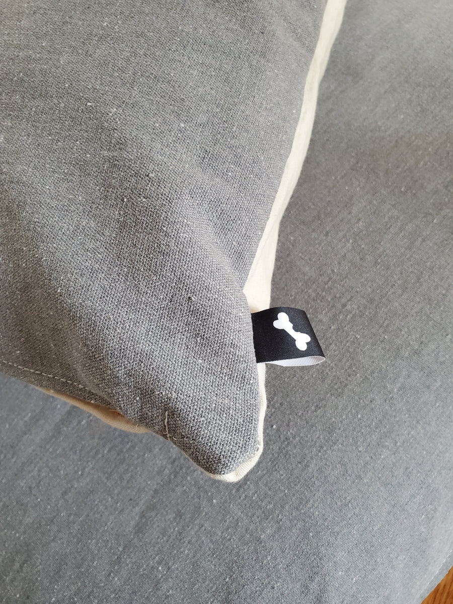 stone linen bed cover